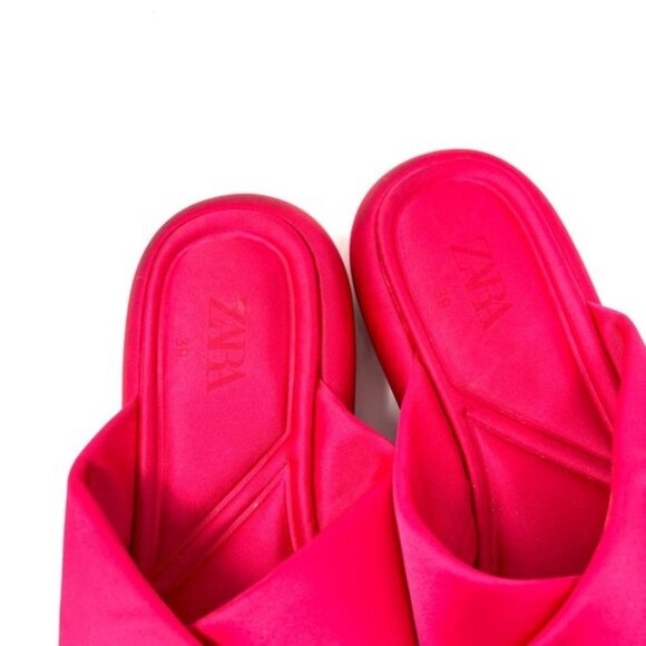 Zara Criss Cross Flat Sandals - Picture 5 of 6